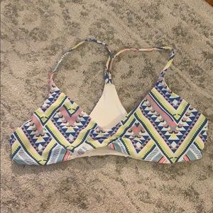 L space Aztec bikini top